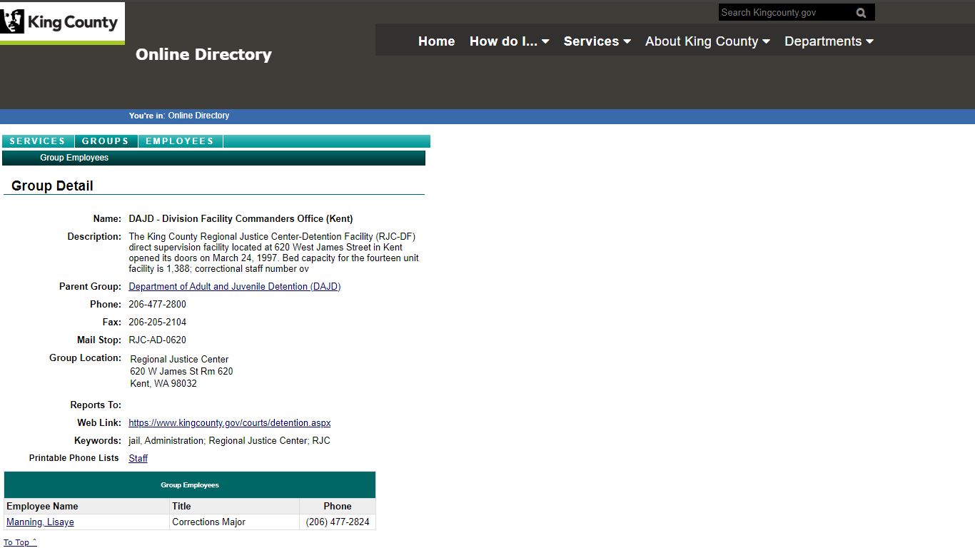 Online Directory